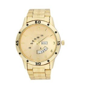Analog Stainless Steel Golden Watch for Men