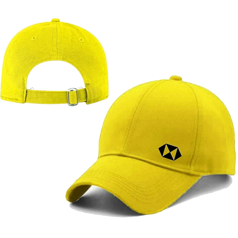 Gorgeous-Printed-Cotton-Cap-Yellow